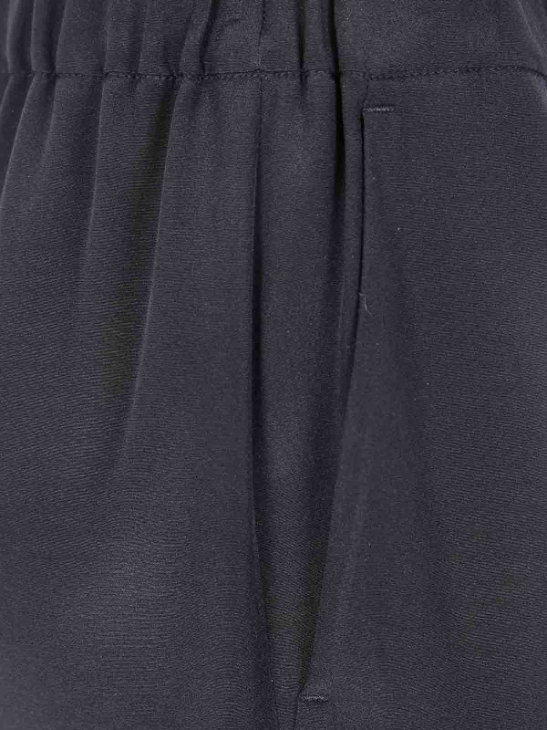 The Best Shops Max Mara: casual trousers - Comfort Pants In Stretch Crepe De Chine