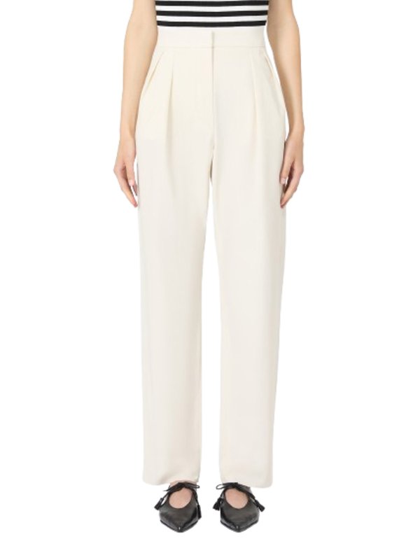 Max Mara: Pantalones casual online - Pantalón Casual - Blanco