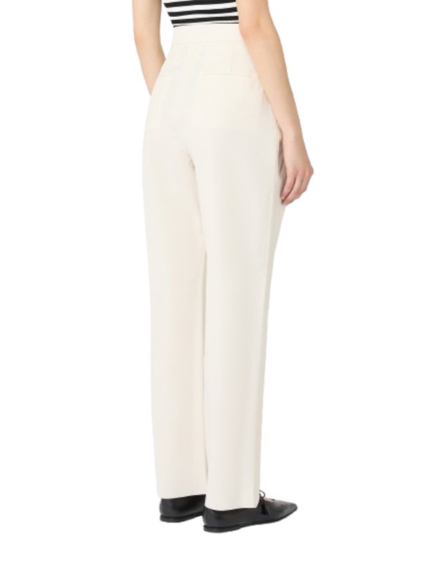 The Best Shops Max Mara: Pantalones casual - Pantalón Casual - Blanco