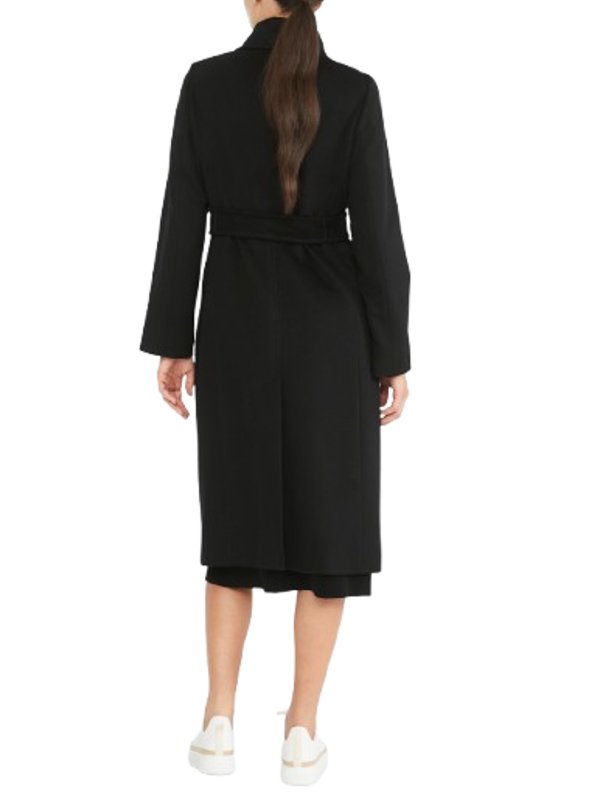 The Best Shops MAX MARA STUDIO: knee length coats - S Bcollag Wool Dressing Gown Coat
