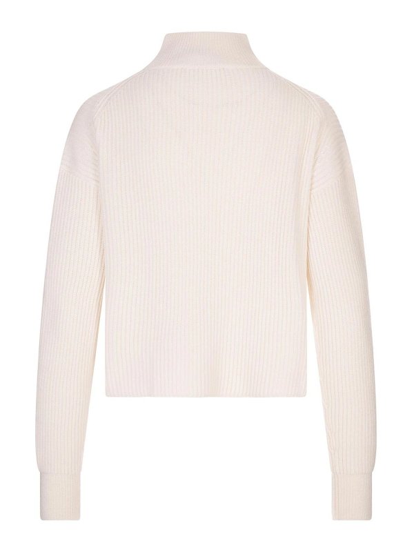 MAX MARA STUDIO: crew necks online - Fufy Ribbed Wool And Cashmere Sweater