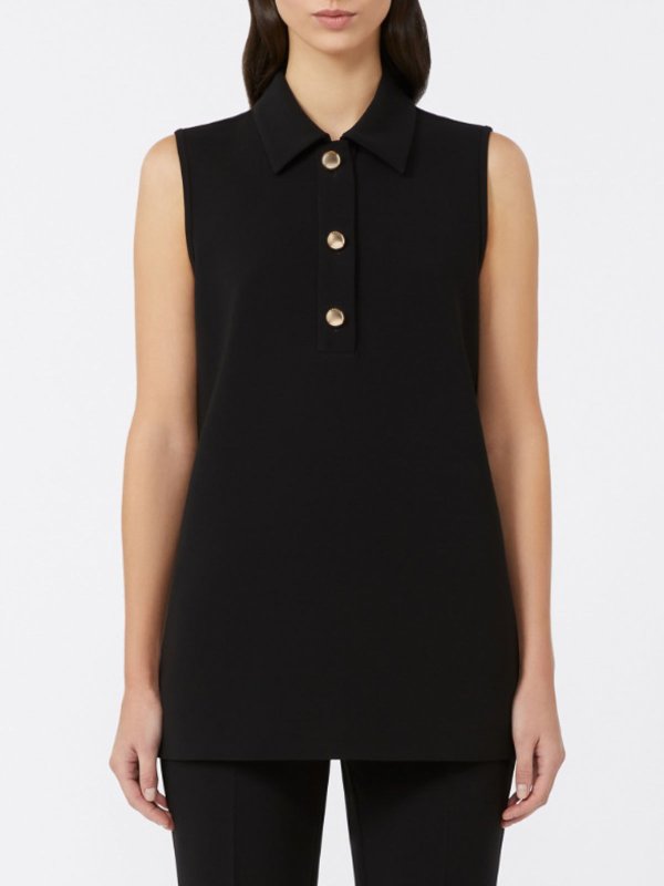 The Best Shops MAX MARA STUDIO: blouses - Cady Polo Golf Blouse