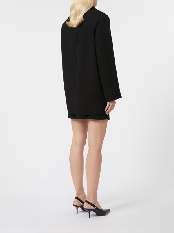 Janzir Double-Breasted Cady Jacket By shop online: MAX MARA STUDIO