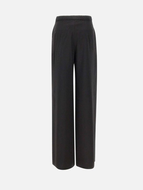 MAX MARA STUDIO: casual trousers online - Berard Wool Drawstring Trousers By