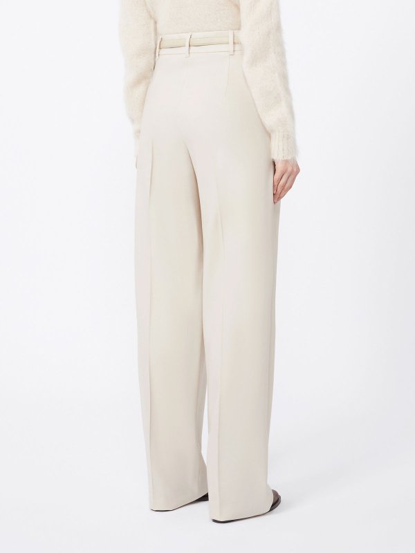 カジュアルパンツ - ライトブラウン shop online: MAX MARA STUDIO