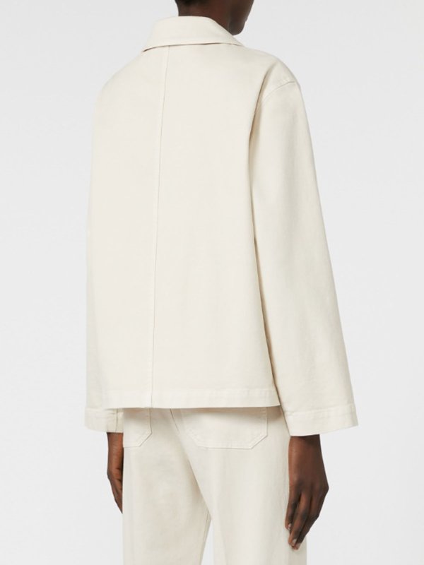 The Best Shops WEEKEND MAX MARA: casual jackets - Classe Straight-Fit Cotton Bull Jacket