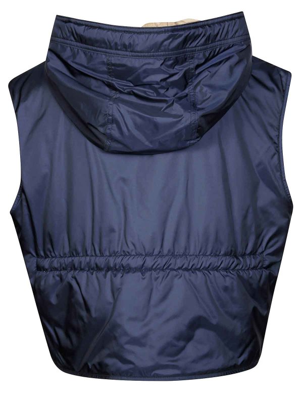 WEEKEND MAX MARA: vests online - Reversible Water-Repellent Canvas Vest