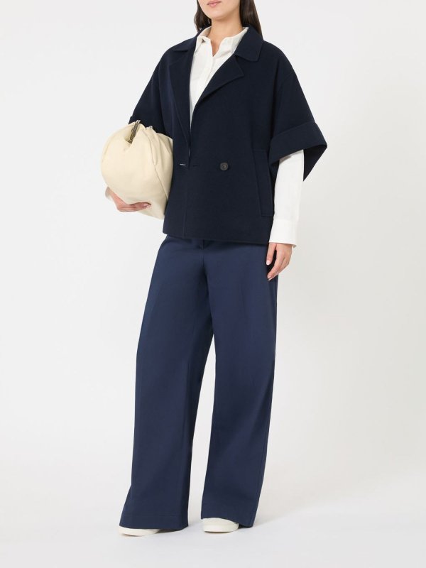 WEEKEND MAX MARA: short coats online - Short  Wool Coat By Weekend Max Mara