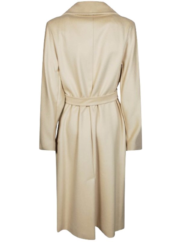 WEEKEND MAX MARA: knee length coats online - Resina Double-Breasted Midi Wool Coat