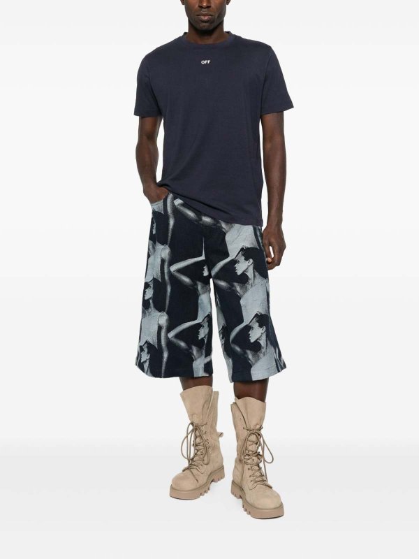 OFF-WHITE: crew necks online - Off-White T-Shirt With Logo