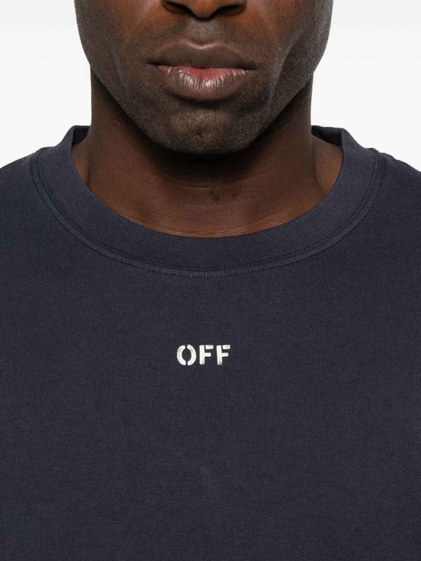 Off-White T-Shirt With Logo shop online: OFF-WHITE