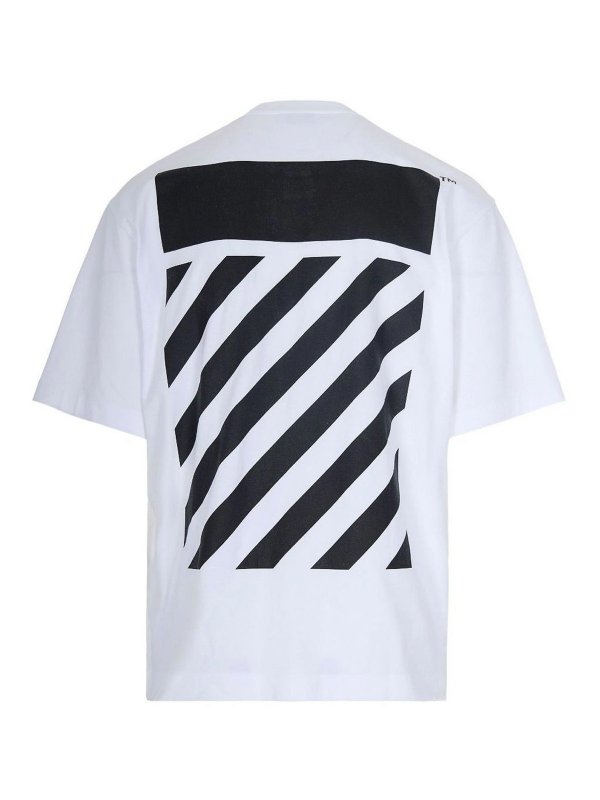 OFF-WHITE: maglia collo rotondo online - Off-White T-Shirt Con Logo