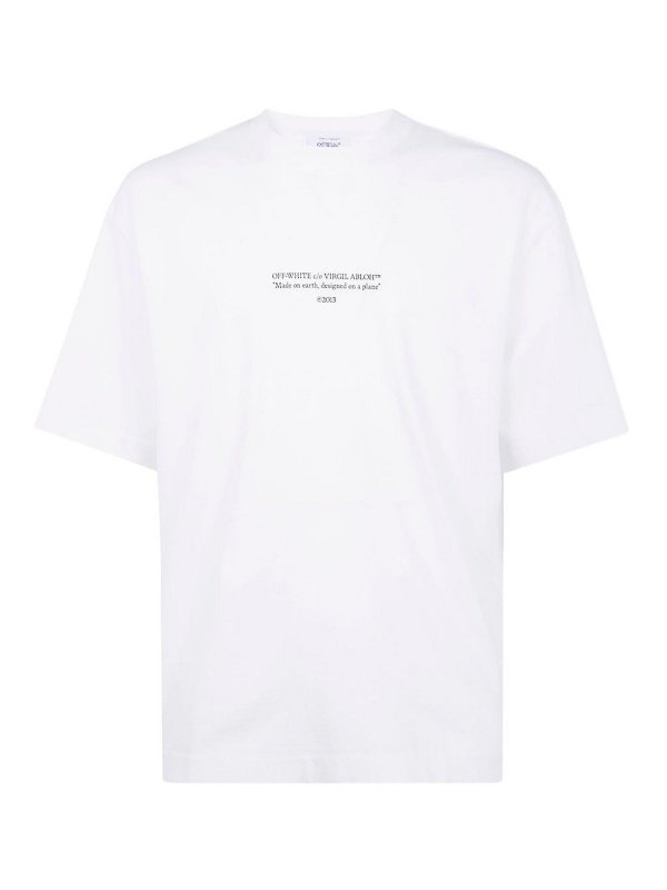 OFF-WHITE: crew necks - Off-White T-Shirt With Logo