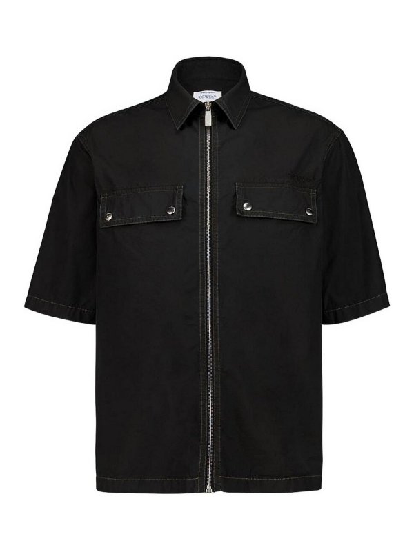 OFF-WHITE: Hemden - Hemd - Schwarz