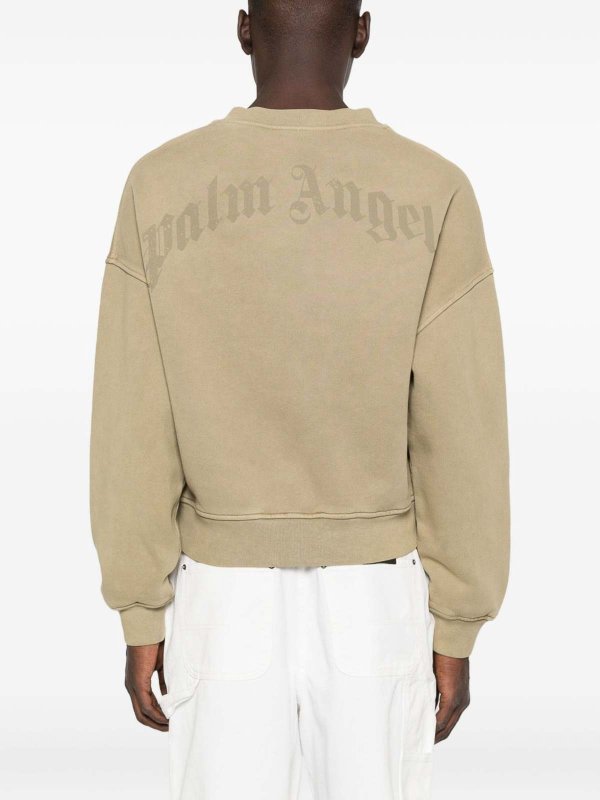 Sweat-Shirts - Beige shop online: Palm Angels