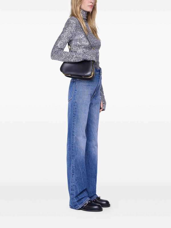 The Best Shops RABANNE: Turtleneck Sweater With Paillettes