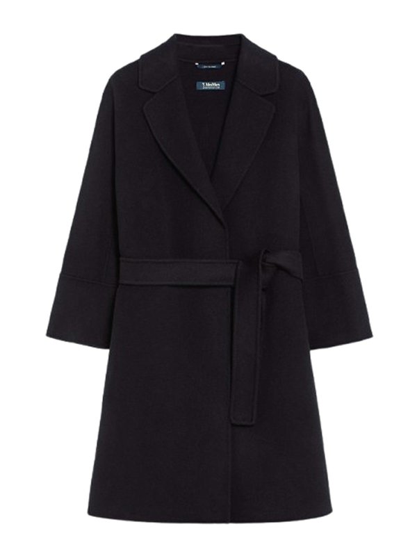 S MAX MARA: short coats - Double Wool Short Coat
