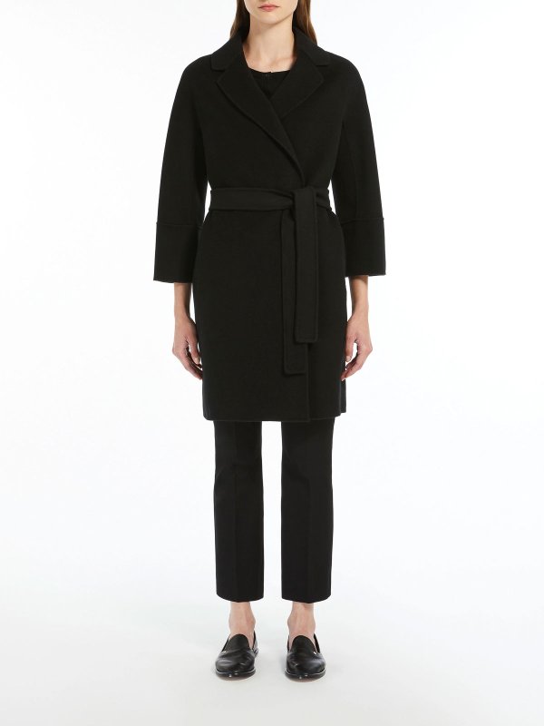 The Best Shops S MAX MARA: short coats - Double Wool Short Coat