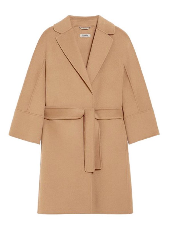 S MAX MARA: Kurze Mäntel - Kurzer Mantel - Camel