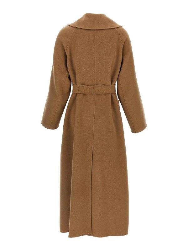 S MAX MARA: knee length coats online - Wool Dressing Gown Coat