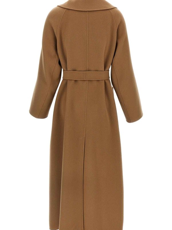 S MAX MARA: knee length coats online - Wool Dressing Gown Coat