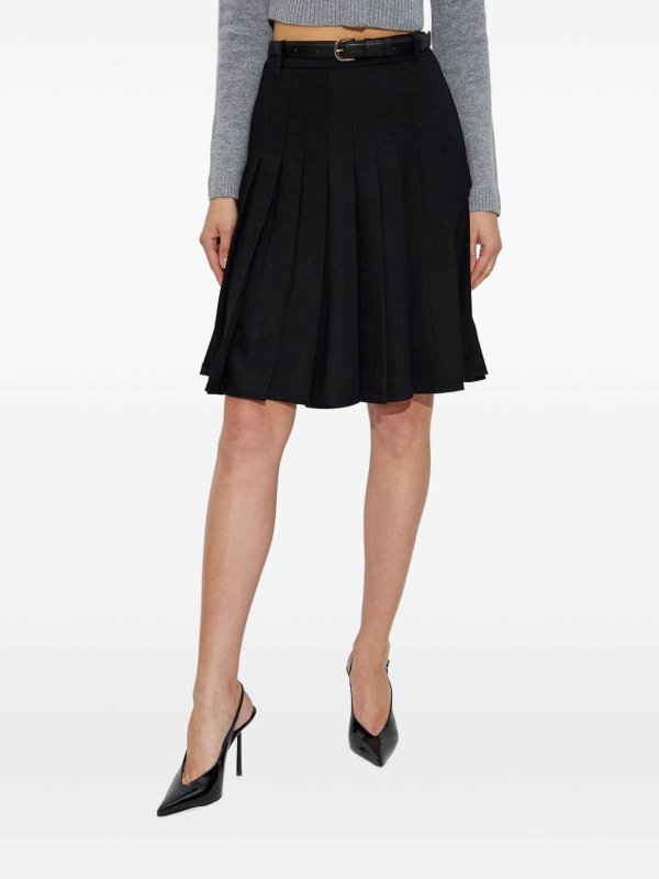 The Best Shops Self Portrait: ニーレングススカート＆ミディ丈 - 膝丈/ミディスカート - 黒