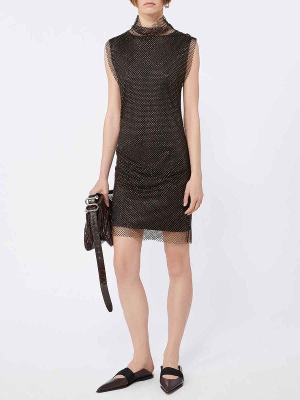 SPORTMAX: ニーレングスドレス online - 膝丈ドレス - 黒