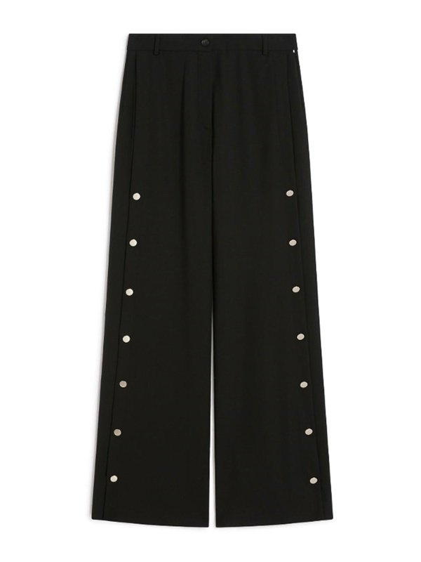 SPORTMAX: Pantalones de sastrerìa - Pantalones De Sastrería - Negro