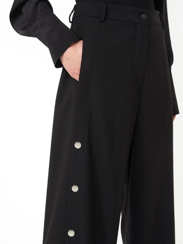 SPORTMAX: Pantalones de sastrerìa online - Pantalones De Sastrería - Negro