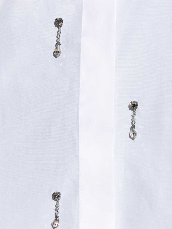 STELLA McCARTNEY buy online Camicia Oxford impreziosita da cristalli