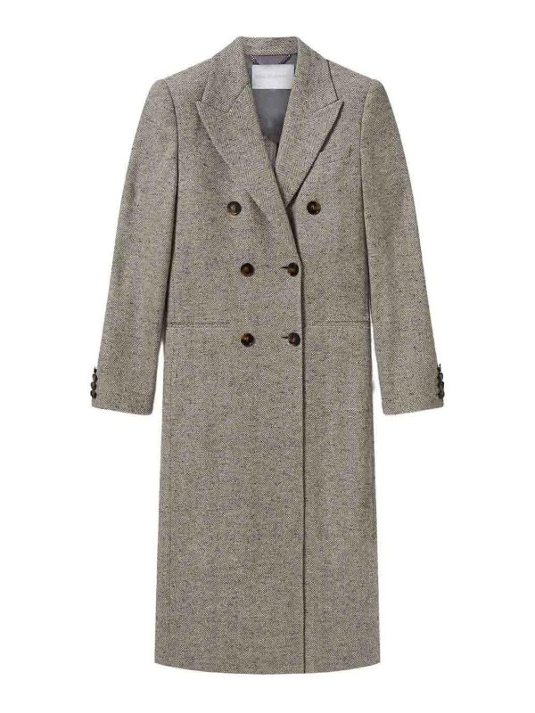STELLA McCARTNEY: cappotti al ginocchio - Cappotto in tweed doppiopetto