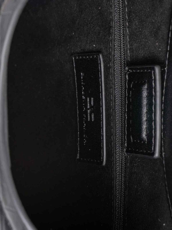 The Best Shops ELISABETTA FRANCHI: borse a spalla - Borsa Hobo Media Effetto Pelle Stampa Cocco