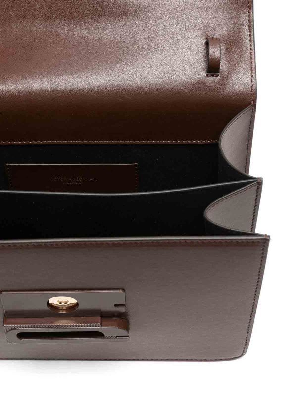 Bolsa De Hombro - Marrón Oscuro shop online: VICTORIA BECKHAM