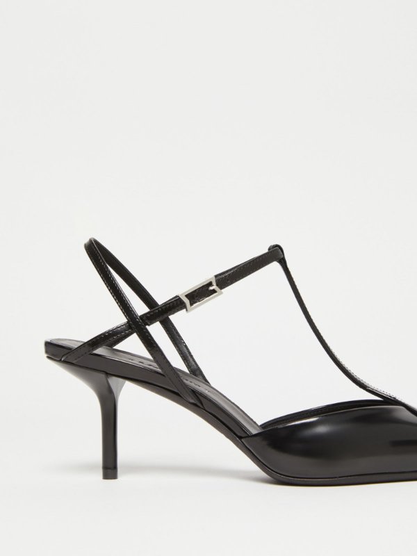 The Best Shops Max Mara: Slingback In Abraded Leather