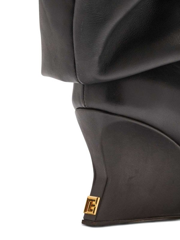 Balmain: tronchetti online - Stivaletti Con Zeppa Di