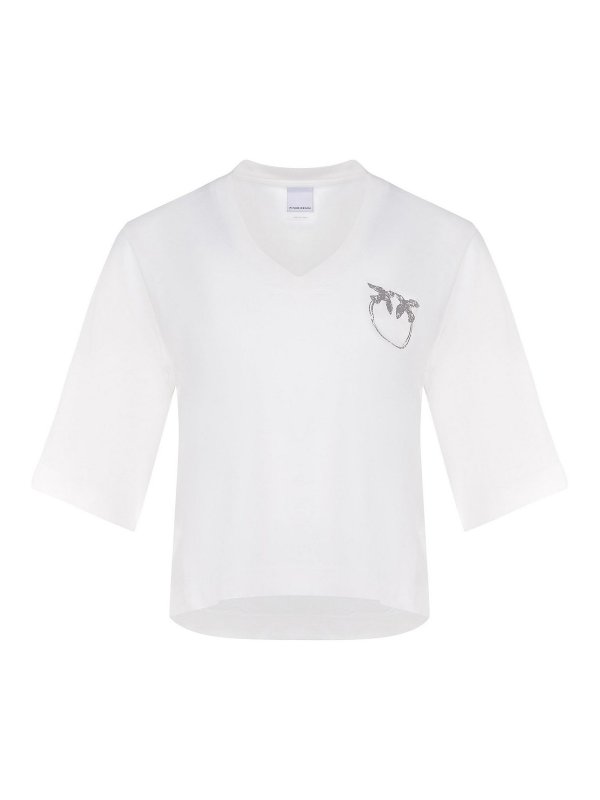 Pinko: t-shirts - T-Shirt Made Of  Cotton