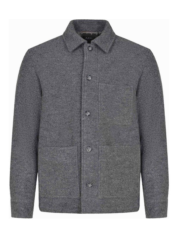 A.P.C.: Camisas - Camisa - Gris