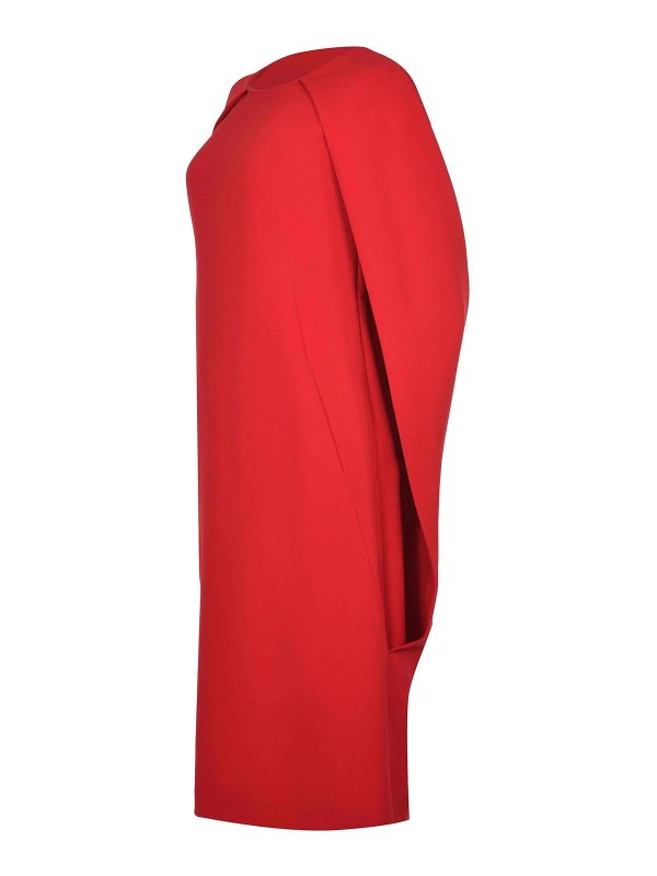 ALBERTA FERRETTI: ニーレングスドレス online - 膝丈ドレス - 赤
