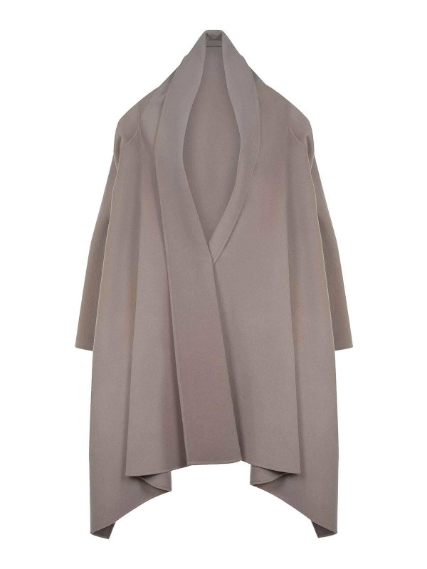 ALBERTA FERRETTI: Capes &  Ponchos - Coat Made Of A Wool And Cashmere Blend