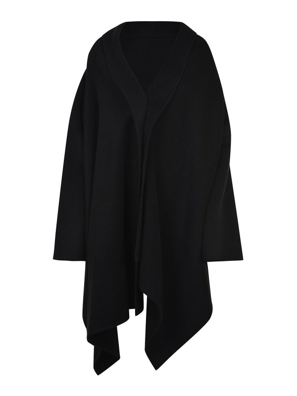 ALBERTA FERRETTI: Capas  y Ponchos - Capa - Negro
