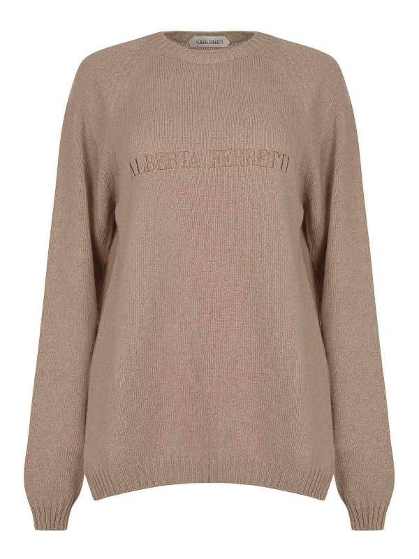 ALBERTA FERRETTI: maglia collo rotondo - Maglione Realizzato In Lana E Cashmere