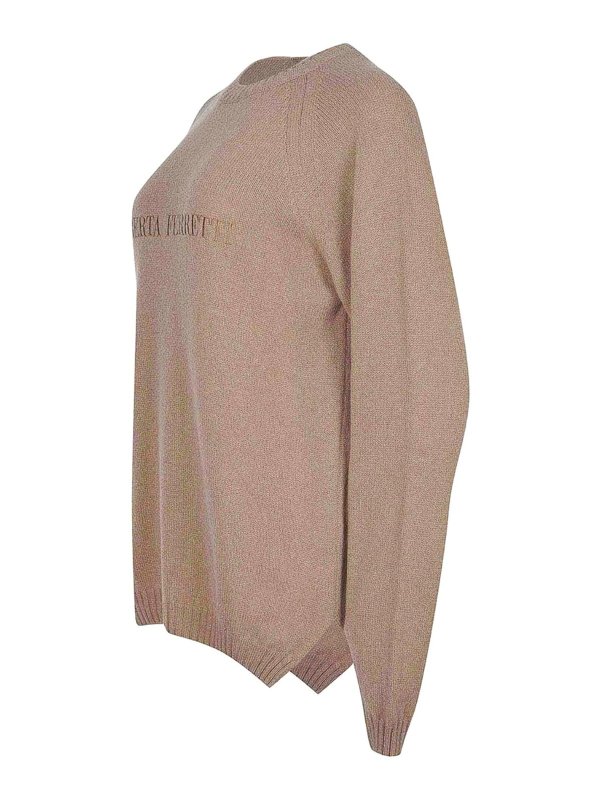 ALBERTA FERRETTI: maglia collo rotondo online - Maglione Realizzato In Lana E Cashmere