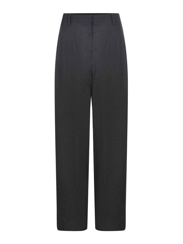 ALYSI: カジュアルトラウザー - カジュアルパンツ - グレー