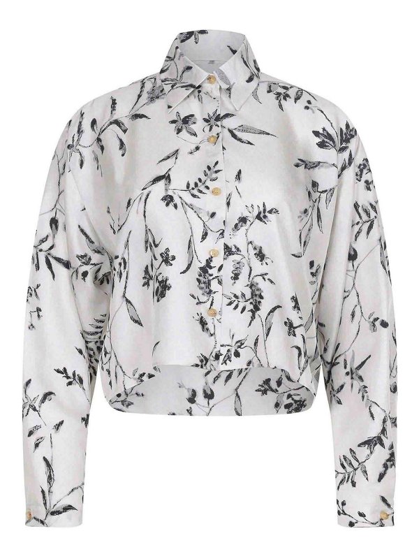 ALYSI: Camisas - Camisa - Gris Claro