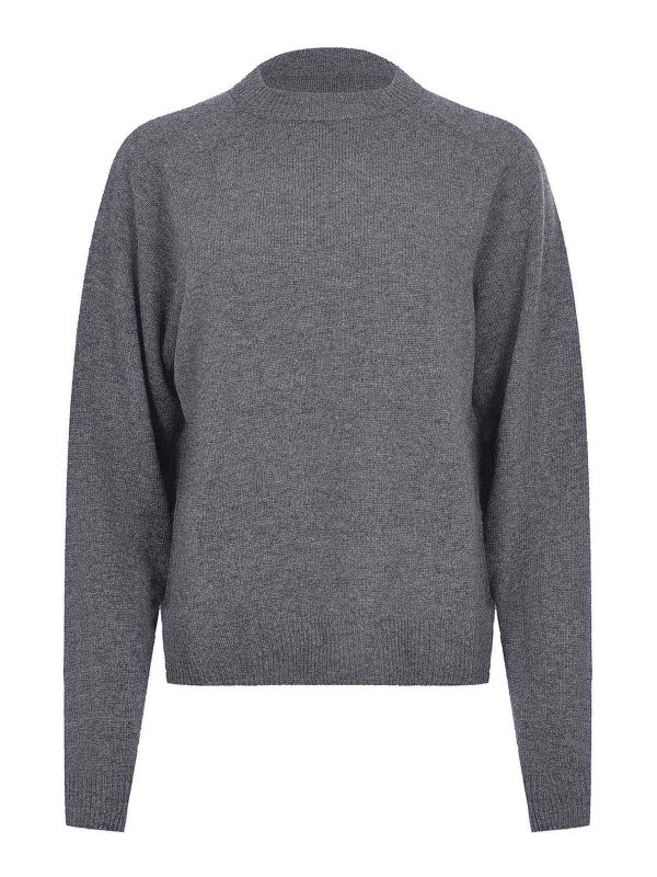 ALYSI: crew necks - Sweater Made Of A Cashmere Blend