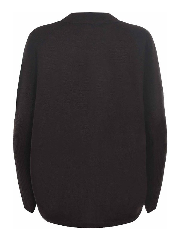 The Best Shops ALYSI: Cardigans - Cardigan - Marron Foncé