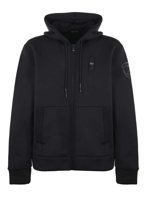 BLAUER: Sweatshirts & Sweaters - Neoprene Sweatshirt