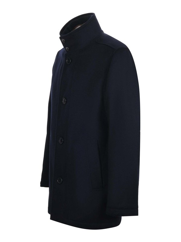 The Best Shops Hugo Boss: Manteaux au genou - Manteau Au Genou - Bleu