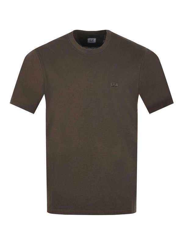 C.P. COMPANY: T-shirts - T-Shirt - Marron