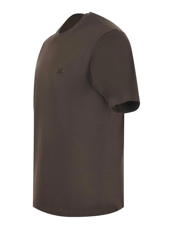 C.P. COMPANY: T-shirts online - T-Shirt - Marron